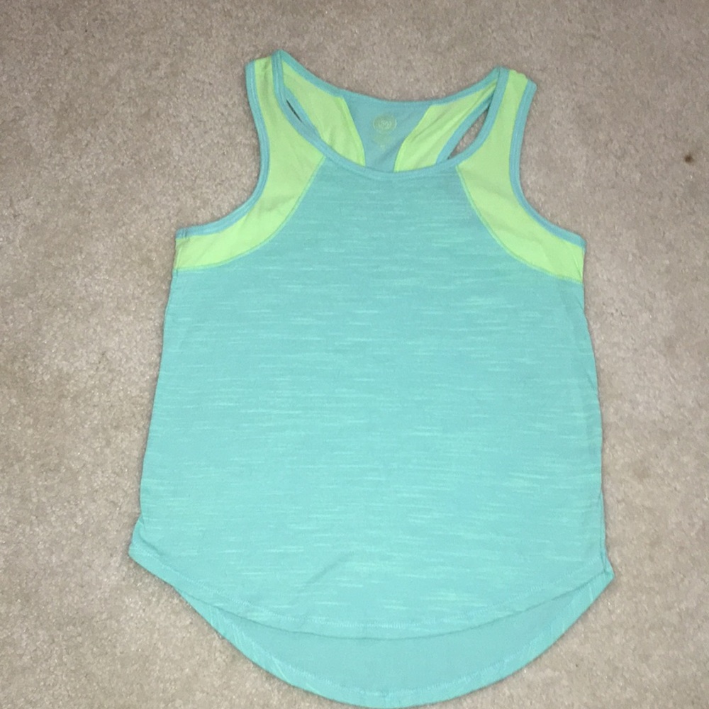 Girl’s Neon Teal Tank